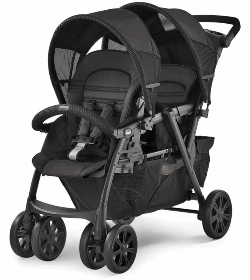 Chicco Cortina Together Double Stroller - Obsidian 3 Chicco Cortina Together Double Stroller - Obsidian