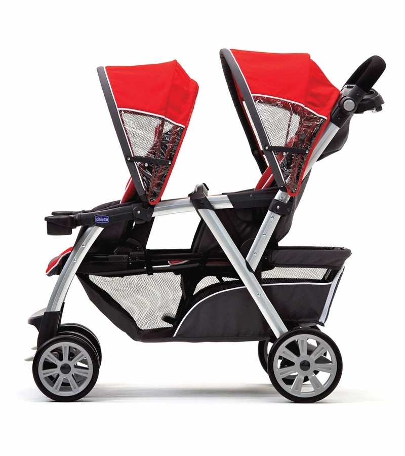 Chicco Cortina Together Double Stroller - Obsidian 9 Chicco Cortina Together Double Stroller - Obsidian - Image 7