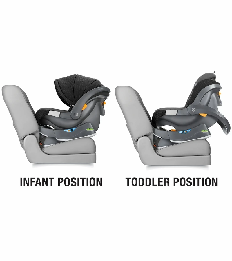 Chicco Fit2 Rear-Facing Infant & Toddler Car Seat With Anti-Rebound Bar - Tempo 4 Chicco Fit2 Rear-Facing Infant & Toddler Car Seat With Anti-Rebound Bar - Tempo - Image 2