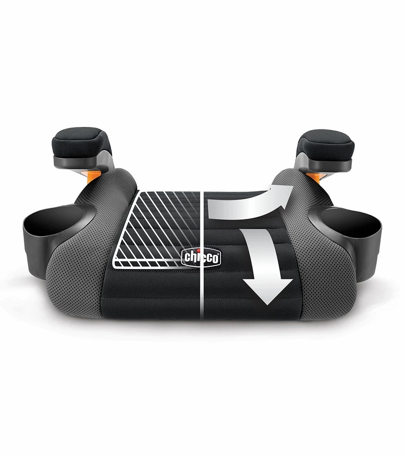 Chicco GoFit Backless Booster Car Seat - Coral 4 Chicco GoFit Backless Booster Car Seat - Coral - Image 2