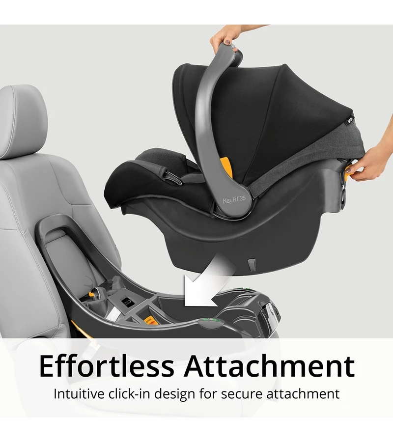 Chicco KeyFit 35 Zip ClearTex Infant Car Seat - Ash 8 Chicco KeyFit 35 Zip ClearTex Infant Car Seat - Ash - Image 6