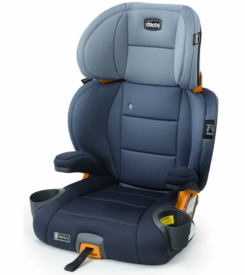 Chicco KidFit ClearTex Plus 2-in-1 Belt Positioning Booster Car Seat - Reef 3 Chicco KidFit ClearTex Plus 2-in-1 Belt Positioning Booster Car Seat - Reef