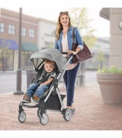 Chicco Mini Bravo Compact Stroller - Mulberry -Stroller Promotion Store chicco mini bravo compact stroller mulberry 55