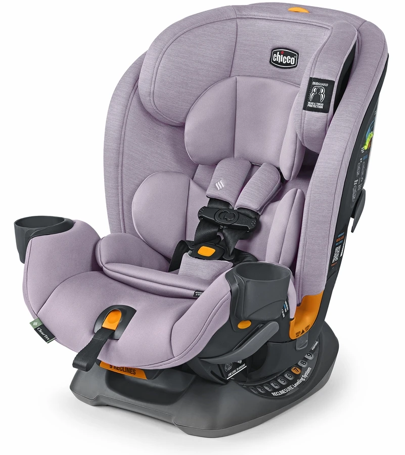 Chicco OneFit ClearTex All-In-One Convertible Car Seat - Lilac 3 Chicco OneFit ClearTex All-In-One Convertible Car Seat - Lilac