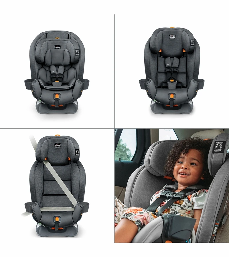 Chicco OneFit ClearTex All-In-One Convertible Car Seat - Lilac 4 Chicco OneFit ClearTex All-In-One Convertible Car Seat - Lilac - Image 2