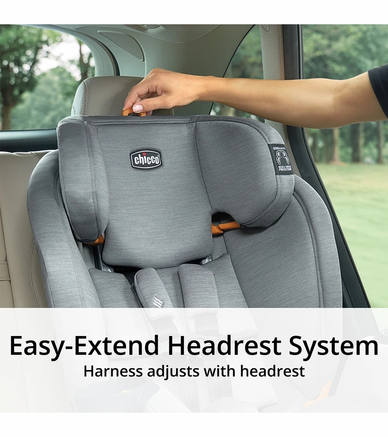 Chicco OneFit ClearTex All-In-One Convertible Car Seat - Lilac 7 Chicco OneFit ClearTex All-In-One Convertible Car Seat - Lilac - Image 5