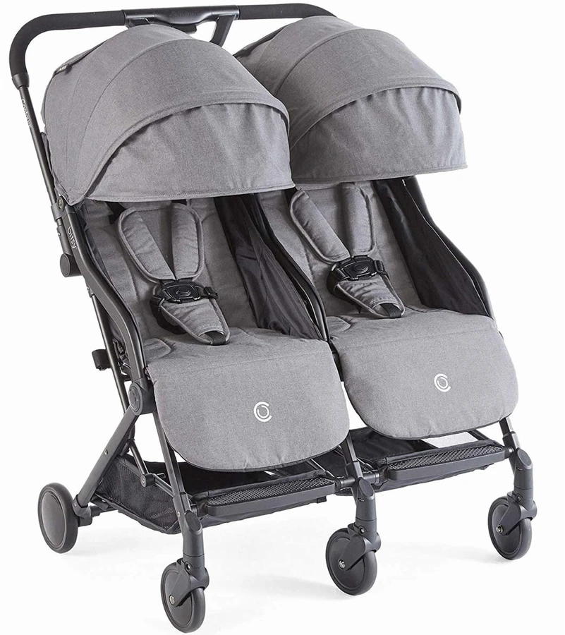 Contours Bitsy Double Stroller - Granite Gray 3 Contours Bitsy Double Stroller - Granite Gray