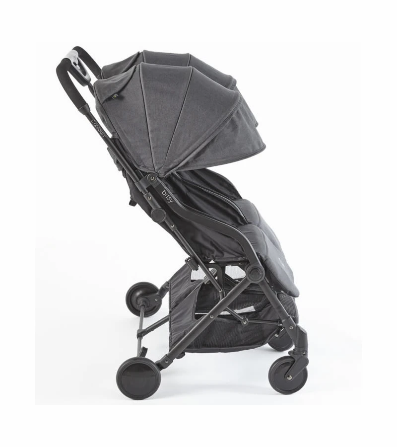 Contours Bitsy Double Stroller - Granite Gray 5 Contours Bitsy Double Stroller - Granite Gray - Image 3