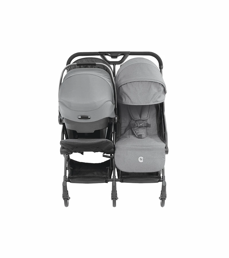 Contours Bitsy Double Stroller - Granite Gray 7 Contours Bitsy Double Stroller - Granite Gray - Image 5