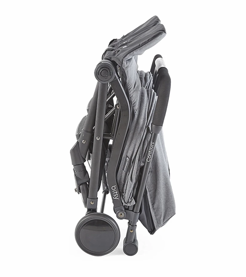 Contours Bitsy Double Stroller - Granite Gray 9 Contours Bitsy Double Stroller - Granite Gray - Image 7