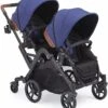 Contours Curve Double Stroller - Indigo Blue -Stroller Promotion Store contours curve double stroller indigo blue 237