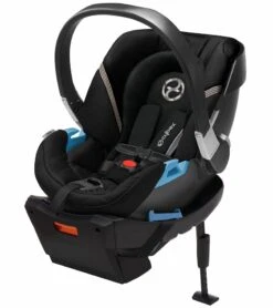 Cybex Aton 2 Lightweight Infant Car Seat With Load Leg - Deep Black