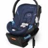 Cybex Aton 2 SensorSafe Lightweight Infant Car Seat With Load Leg - Denim Blue -Stroller Promotion Store cybex aton 2 sensorsafe lightweight infant car seat with load leg denim blue 14