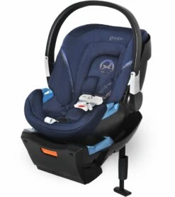 Cybex Aton 2 SensorSafe Lightweight Infant Car Seat With Load Leg - Denim Blue