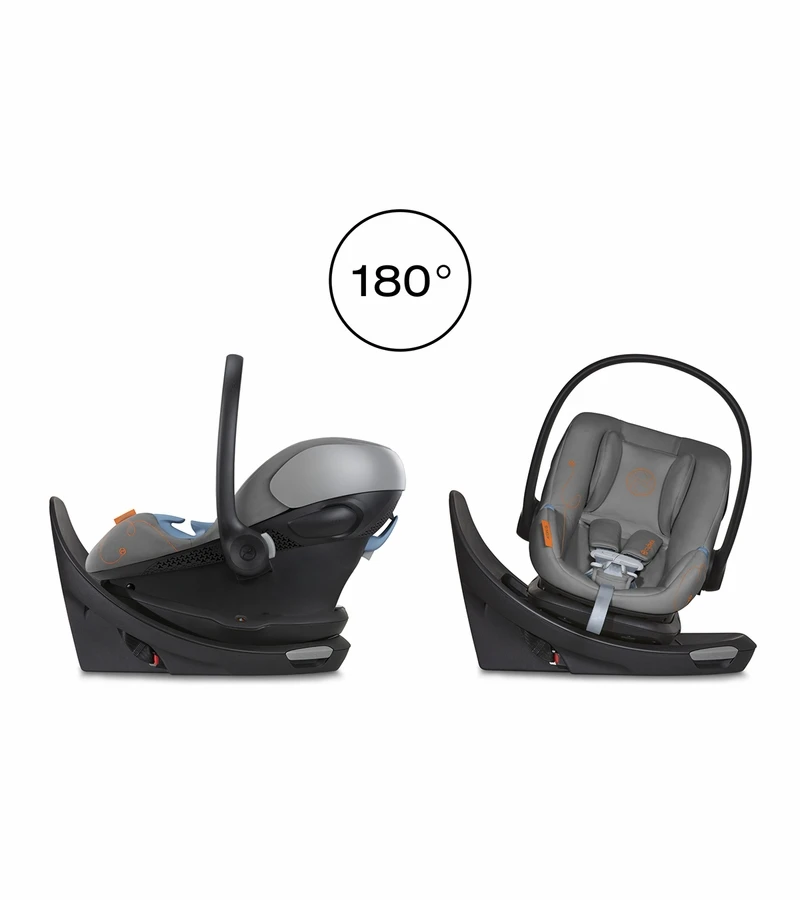 Cybex Aton G Swivel Infant Car Seat - Lava Grey 4 Cybex Aton G Swivel Infant Car Seat - Lava Grey - Image 2