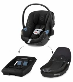 Cybex Aton G Swivel Infant Car Seat - Moon Black -Stroller Promotion Store cybex aton g swivel infant car seat moon black 13