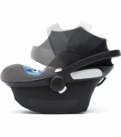 Cybex Aton M SensorSafe Infant Car Seat - Pepper Black -Stroller Promotion Store cybex aton m sensorsafe infant car seat denim blue 111