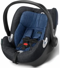 Cybex Aton Q Plus Infant Car Seat - True Blue -Stroller Promotion Store cybex aton q plus infant car seat true blue 112