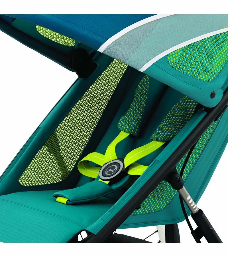 Cybex AVI Jogging Stroller Bundle - Black Frame + Maliblue Seat Pack 6 Cybex AVI Jogging Stroller Bundle - Black Frame + Maliblue Seat Pack - Image 4