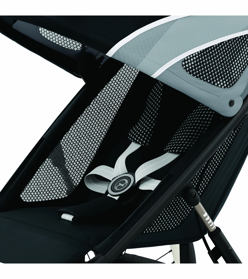 Cybex AVI Jogging Stroller Bundle - Cream/Orange Frame + All Black Seat Pack 4 Cybex AVI Jogging Stroller Bundle - Cream/Orange Frame + All Black Seat Pack - Image 2