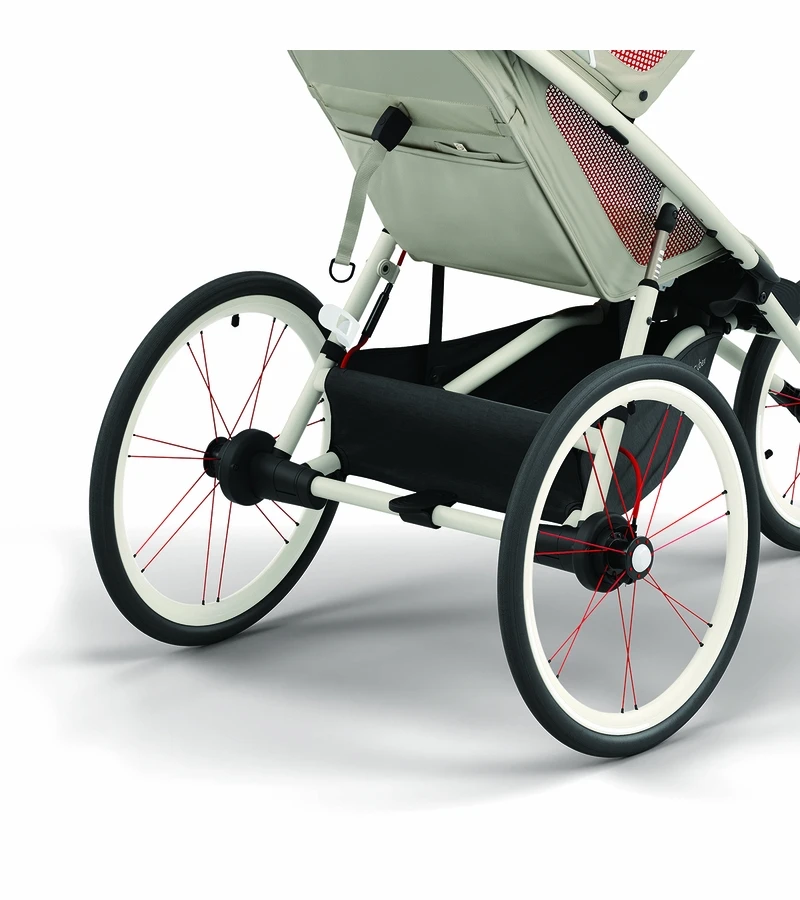 Cybex AVI Jogging Stroller Bundle - Cream/Orange Frame + All Black Seat Pack 8 Cybex AVI Jogging Stroller Bundle - Cream/Orange Frame + All Black Seat Pack - Image 6