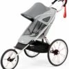 Cybex AVI Jogging Stroller Bundle - Cream/Orange Frame + Medal Grey Seat Pack