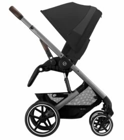 Cybex Balios S Lux 2 Stroller - Silver Frame / Moon Black -Stroller Promotion Store cybex balios s lux 2 stroller silver frame moon black 144