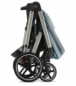 Cybex Balios S Lux 2 Stroller - Taupe Frame / Sky Blue -Stroller Promotion Store cybex balios s lux 2 stroller taupe frame sky blue 148