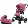 Cybex Balios S Lux Full Size Stroller + Cot S Bassinet Bundle - Magnolia Pink -Stroller Promotion Store cybex balios s lux full size stroller cot s bassinet bundle magnolia pink 78