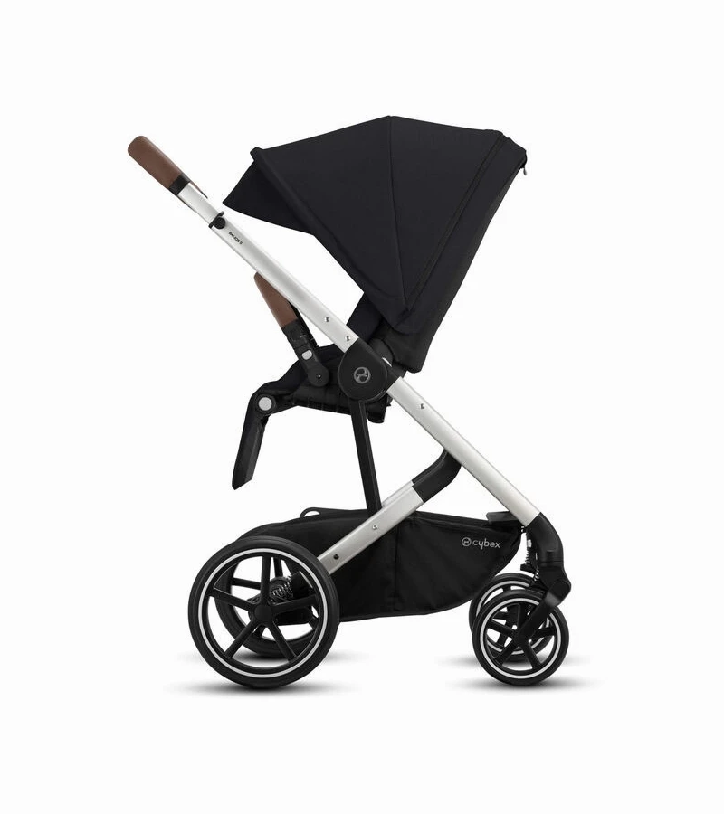 Cybex Balios S Lux Full Size Stroller + Cot S Bassinet Bundle - Magnolia Pink 6 Cybex Balios S Lux Full Size Stroller + Cot S Bassinet Bundle - Magnolia Pink - Image 4