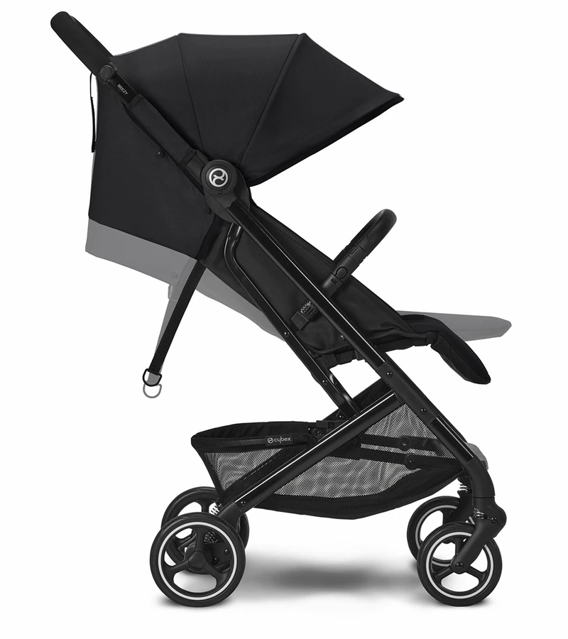 Cybex Beezy 2 Compact Stroller + Aton 2 SensorSafe Travel System Bundle - Lava Grey / Lavastone Black 4 Cybex Beezy 2 Compact Stroller + Aton 2 SensorSafe Travel System Bundle - Lava Grey / Lavastone Black - Image 2