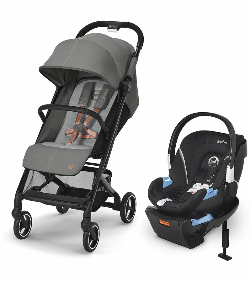 Cybex Beezy 2 Compact Stroller + Aton 2 SensorSafe Travel System Bundle - Lava Grey / Lavastone Black 3 Cybex Beezy 2 Compact Stroller + Aton 2 SensorSafe Travel System Bundle - Lava Grey / Lavastone Black