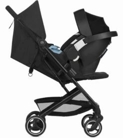 Cybex Beezy Compact Stroller + Aton 2 SensorSafe Travel System Bundle - Classic Beige / Lavastone Black -Stroller Promotion Store cybex beezy compact stroller aton 2 sensorsafe travel system bundle soho grey lavastone black 167 1