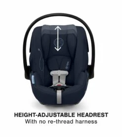 Cybex Cloud G Comfort Extend Reclining Infant Car Seat With Anti-Rebound Bar - Ocean Blue -Stroller Promotion Store cybex cloud g comfort extend reclining infant car seat with anti rebound bar ocean blue 48