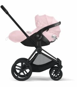 Cybex Cloud Q Sensorsafe Reclining Infant Car Seat - Simply Flowers - Pale Blush -Stroller Promotion Store cybex cloud q sensorsafe reclining infant car seat simply flowers pale blush 79