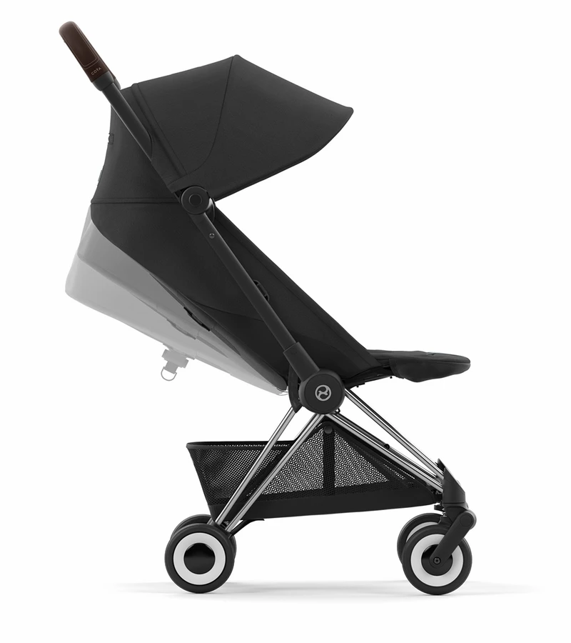 Cybex COYA Compact Stroller + Cloud G Lux SensorSafe Travel System Bundle - Matte Black / Off White / Moon Black 7 Cybex COYA Compact Stroller + Cloud G Lux SensorSafe Travel System Bundle - Matte Black / Off White / Moon Black - Image 5