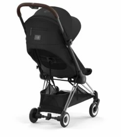 Cybex COYA Compact Stroller + Cloud G Lux SensorSafe Travel System Bundle - Matte Black / Peach Pink / Moon Black -Stroller Promotion Store cybex coya compact stroller cloud g lux sensorsafe travel system bundle chrome sepia black moon black 11 3