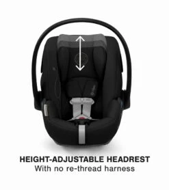 Cybex COYA Compact Stroller + Cloud G Lux SensorSafe Travel System Bundle - Matte Black / Leaf Green / Moon Black -Stroller Promotion Store cybex coya compact stroller cloud g lux sensorsafe travel system bundle chrome sepia black moon black 7