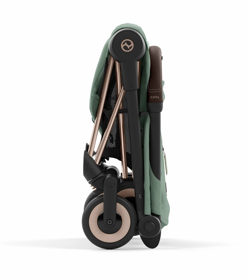 Cybex COYA Compact Stroller - Rose Gold / Leaf Green 9 Cybex COYA Compact Stroller - Rose Gold / Leaf Green - Image 7