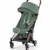 Cybex COYA Compact Stroller - Rose Gold / Leaf Green -Stroller Promotion Store cybex coya compact stroller rose gold leaf green 7