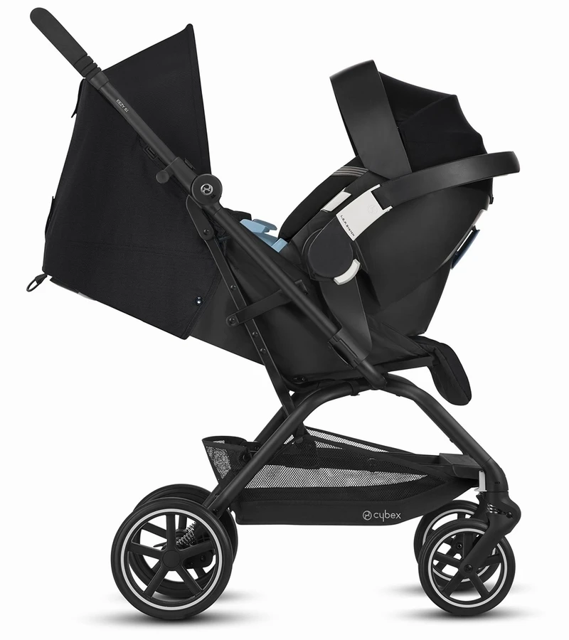 Cybex Eezy S+ 2 + Aton 2 Sensorsafe Travel System Bundle - River Blue / Lavastone Black 5 Cybex Eezy S+ 2 + Aton 2 Sensorsafe Travel System Bundle - River Blue / Lavastone Black - Image 3