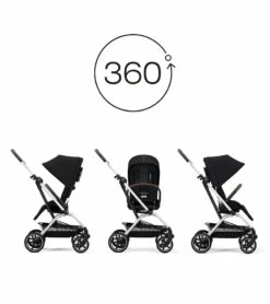 Cybex Eezy S Twist +2 V2 Stroller + Aton 2 Sensorsafe Travel System Bundle - Lava Grey / Lavastone Black 11 Cybex Eezy S Twist +2 V2 Stroller + Aton 2 Sensorsafe Travel System Bundle - Lava Grey / Lavastone Black -Stroller Promotion Store cybex eezy s twist 2 v2 stroller aton 2 sensorsafe travel system bundle beach blue lavastone black 128