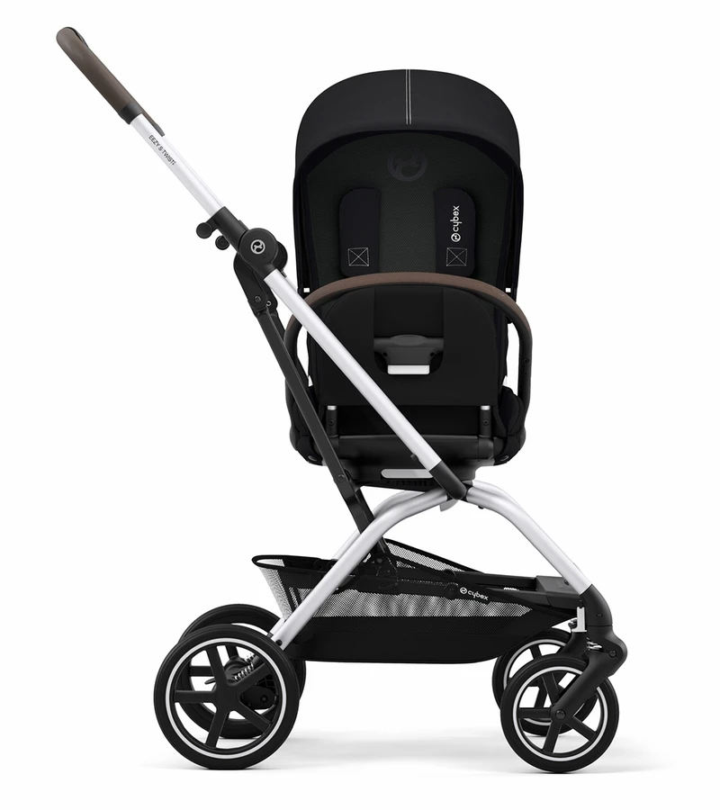 Cybex Eezy S Twist +2 V2 Stroller + Aton 2 Sensorsafe Travel System Bundle - Lava Grey / Lavastone Black 6 Cybex Eezy S Twist +2 V2 Stroller + Aton 2 Sensorsafe Travel System Bundle - Lava Grey / Lavastone Black - Image 4