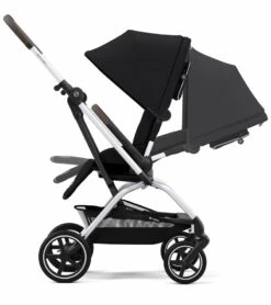 Cybex Eezy S Twist +2 V2 Stroller + Aton 2 Sensorsafe Travel System Bundle - Lava Grey / Lavastone Black 14 Cybex Eezy S Twist +2 V2 Stroller + Aton 2 Sensorsafe Travel System Bundle - Lava Grey / Lavastone Black -Stroller Promotion Store cybex eezy s twist 2 v2 stroller aton 2 sensorsafe travel system bundle beach blue lavastone black 131