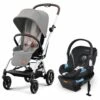 Cybex Eezy S Twist +2 V2 Stroller + Aton 2 Sensorsafe Travel System Bundle - Lava Grey / Lavastone Black -Stroller Promotion Store cybex eezy s twist 2 v2 stroller aton 2 sensorsafe travel system bundle lava grey lavastone black 53