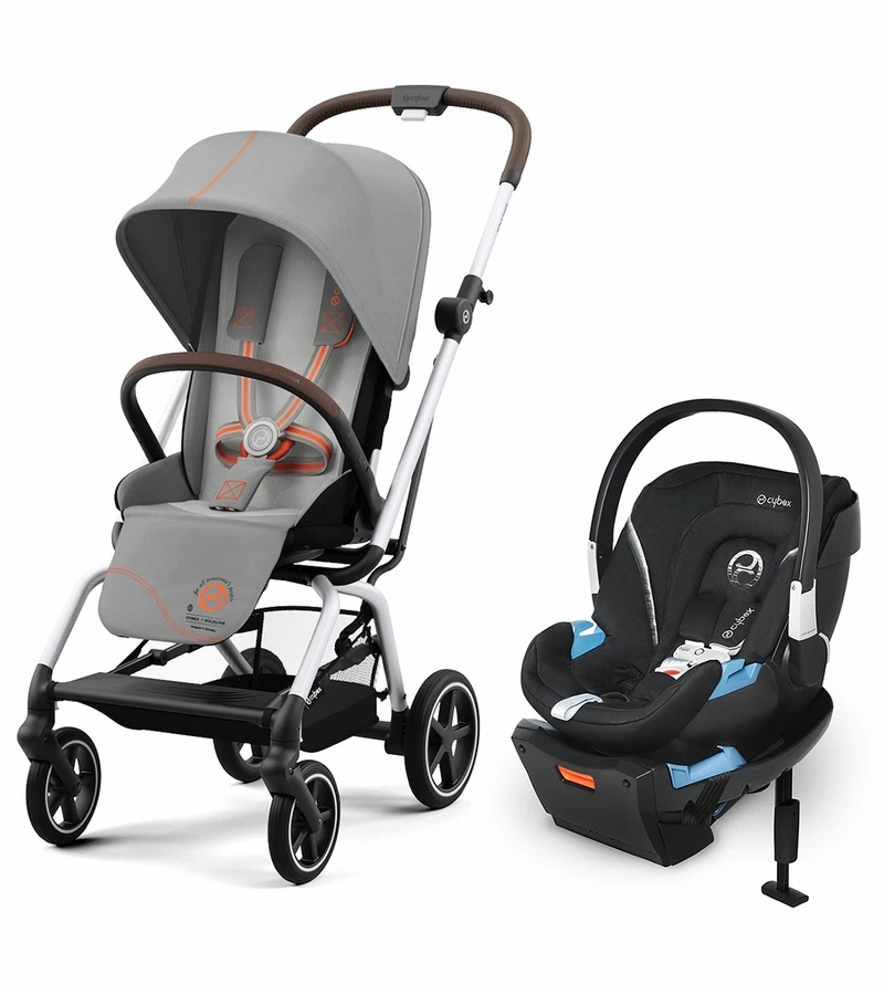 Cybex Eezy S Twist +2 V2 Stroller + Aton 2 Sensorsafe Travel System Bundle - Lava Grey / Lavastone Black 3 Cybex Eezy S Twist +2 V2 Stroller + Aton 2 Sensorsafe Travel System Bundle - Lava Grey / Lavastone Black