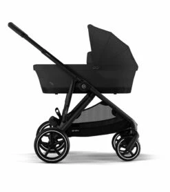 Cybex Gazelle S 2 Stroller + Cot Bundle - Silver Frame / Moon Black 14 Cybex Gazelle S 2 Stroller + Cot Bundle - Silver Frame / Moon Black -Stroller Promotion Store cybex gazelle s 2 cot aton 2 travel system bundle taupe frame sky blue lavastone black 54