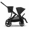 Cybex Gazelle S 2 Single-to-Double Stroller - Black Frame / Moon Black -Stroller Promotion Store cybex gazelle s 2 single to double stroller black frame moon black 6