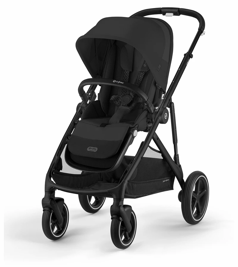 Cybex Gazelle S 2 Single-to-Double Stroller - Black Frame / Moon Black 5 Cybex Gazelle S 2 Single-to-Double Stroller - Black Frame / Moon Black - Image 3