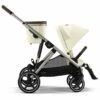 Cybex Gazelle S 2 Single-to-Double Stroller - Taupe Frame / Seashell Beige -Stroller Promotion Store cybex gazelle s 2 single to double stroller taupe frame seashell beige 135